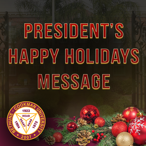 President’s Happy Holidays Message 2023