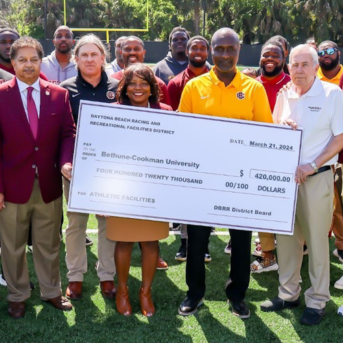 $420k Donation From Daytona Beach Racing And Facilities District Pushes B-CU Past $500k Raised Of Its $1 Million Fundraising Goal